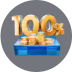 Thưởng ch&agrave;o mừng 100%
